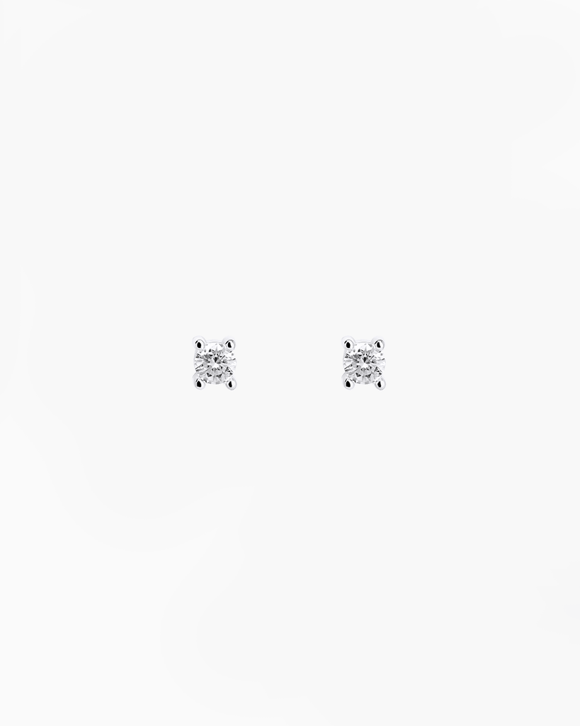 stud earrings  stone silver gold plating pendietes de boton con piedra  plata baño de oro